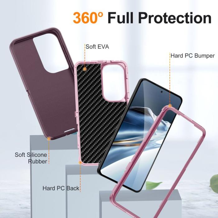 OEM - Mobilskal för Samsung Galaxy S26 Plus PC + Silikon Drop Skydd - Lila