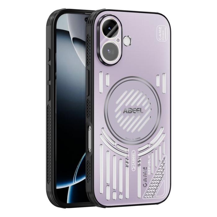 ABEEL - ABEEL Mobilskal till iPhone 17 Aluminium + PC + TPU Hål Kylning - Lila