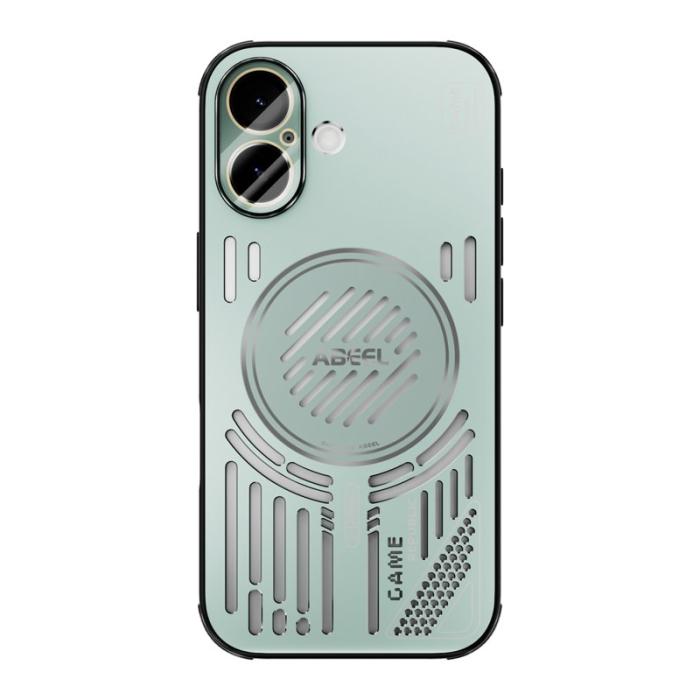 ABEEL - ABEEL Mobilskal till iPhone 17 Aluminium + PC + TPU - Ljusgrön
