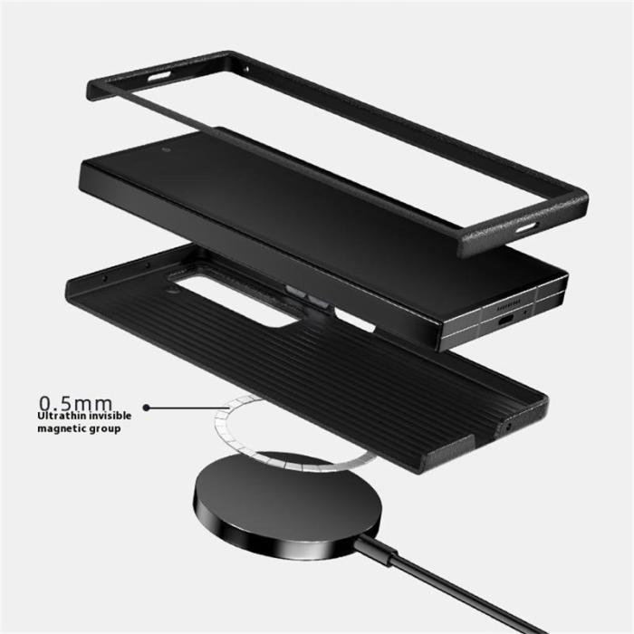 ABEEL - ABEEL Samsung Galaxy Z Fold5 Fodral MagSafe Grön
