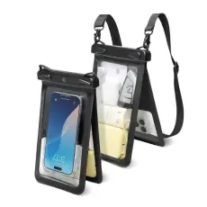 Tech-Protect - Tech-Protect Vattentätt Universalt Mobilfodral A603 - Svart