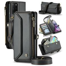 Caseme - CASEME Pl&aring;nboksfodral Konstl&auml;der f&ouml;r Samsung Galaxy S20 Plus - Svart
