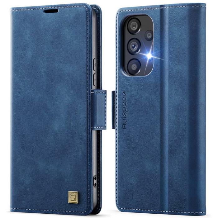 AUTSPACE - AUTSPACE Samsung Galaxy A53 5G Fodral KonstLäder - Blå