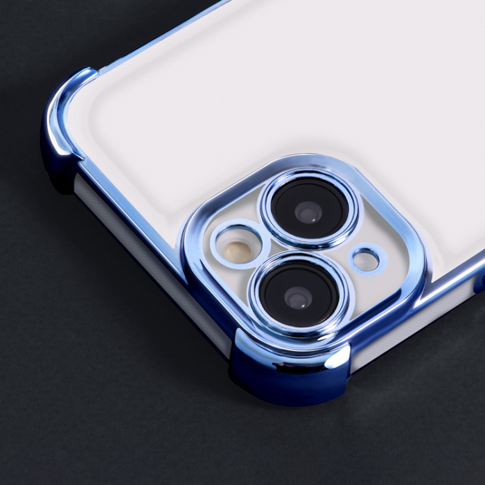OEM - Xiaomi Redmi Note 14 Pro 5G Mobilskal Anti Shock Chrome - Blå