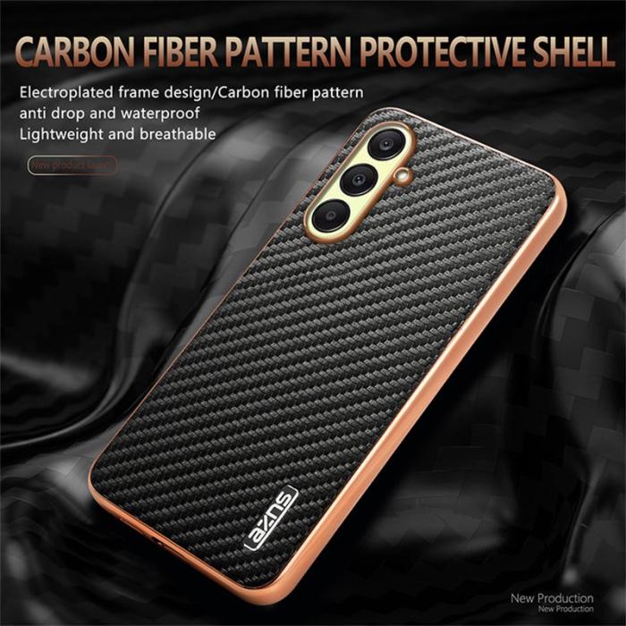 AZNS - AZNS Samsung Galaxy A17 Fodral Electroplating PU + TPU - Blå