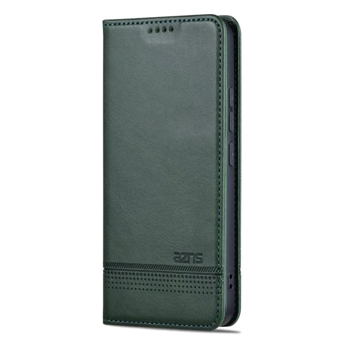 AZNS - AZNS Xiaomi 14 Plånboksfodral Anti-Scratch Ställ Plånboksfodral - Grön