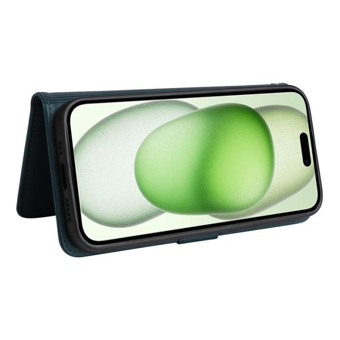 BETOPNICE - BETOPNICE iPhone 15 Plus Plånboksfodral - Detachable Konstläder- Blå