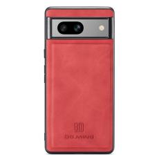 DG.MING - DG.MING Mobilskal till Google Pixel 7a PC TPU PU L&auml;der R&ouml;d