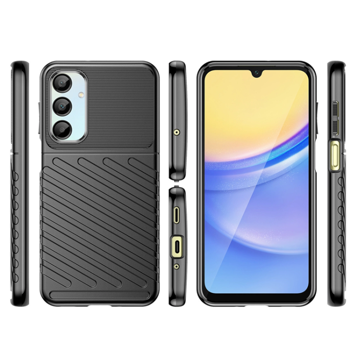OEM - Galaxy A26 Mobilskal Thunder Armored - Svart