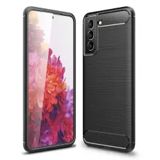 OEM - Brushed Carbon Fiber Skal Galaxy S22 Plus 5G - Svart