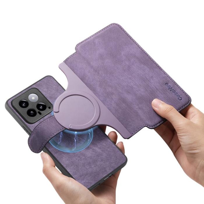CASENEO - CASENEO Xiaomi 14 Plånboksfodral Konstläder - Lila