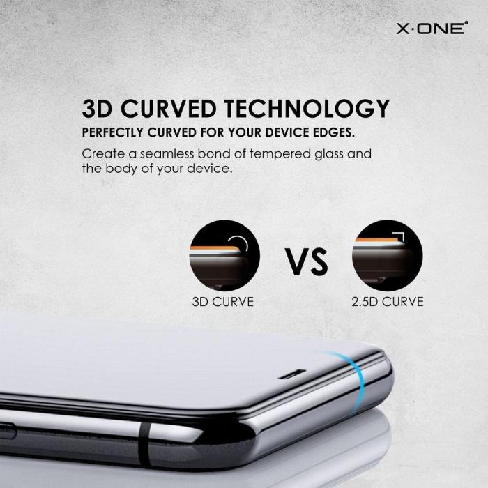 X-One - X-ONE Full Cover matt Härdat Glas till iPhone 11 Pro (full glue)