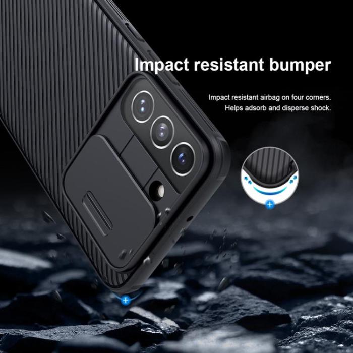 Nillkin - Nillkin Camshield Skal Galaxy S22 Plus 5G - Svart