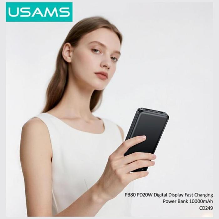 USAMS - USAMS Powerbank 10000mAh 20W PB80
