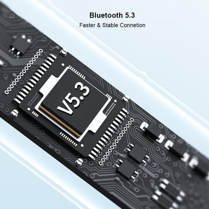 XUNDD - XUNDD X17 TWS Hörlurar Bluetooth 5.3 med Laddningsfodral Gul