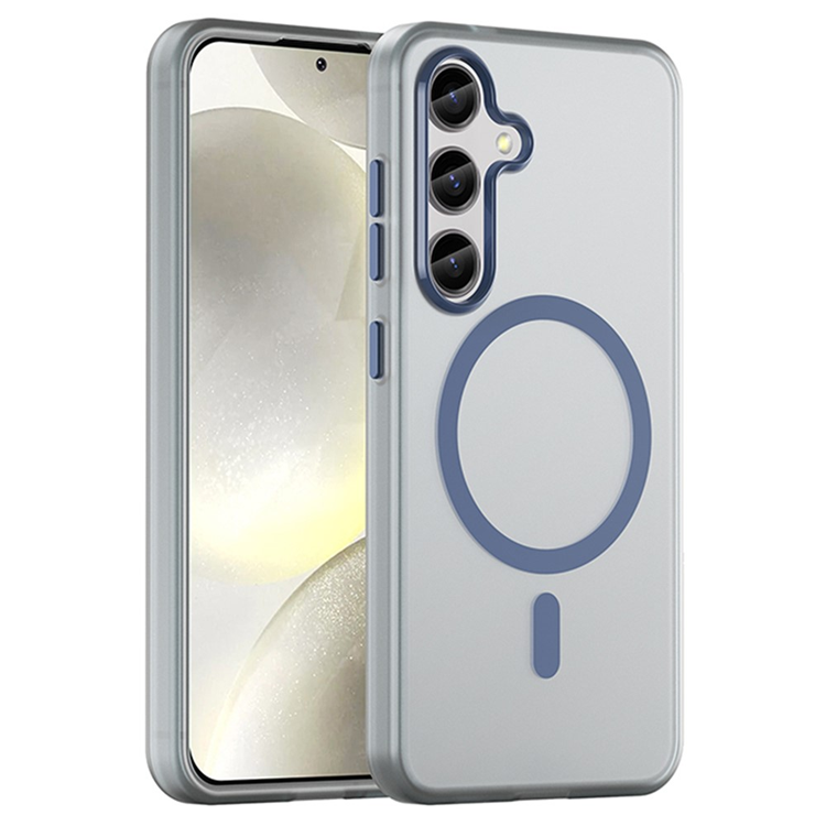 Galaxy S25 Plus/S24 Plus Mobilskal MagSafe Frost - Mörkblå | 2353 | AlltMobil