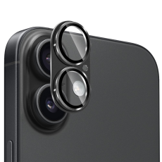 HAT PRINCE - Hat Prince iPhone 17 Härdat Glas Kameralinsskydd AR Metal - Svart