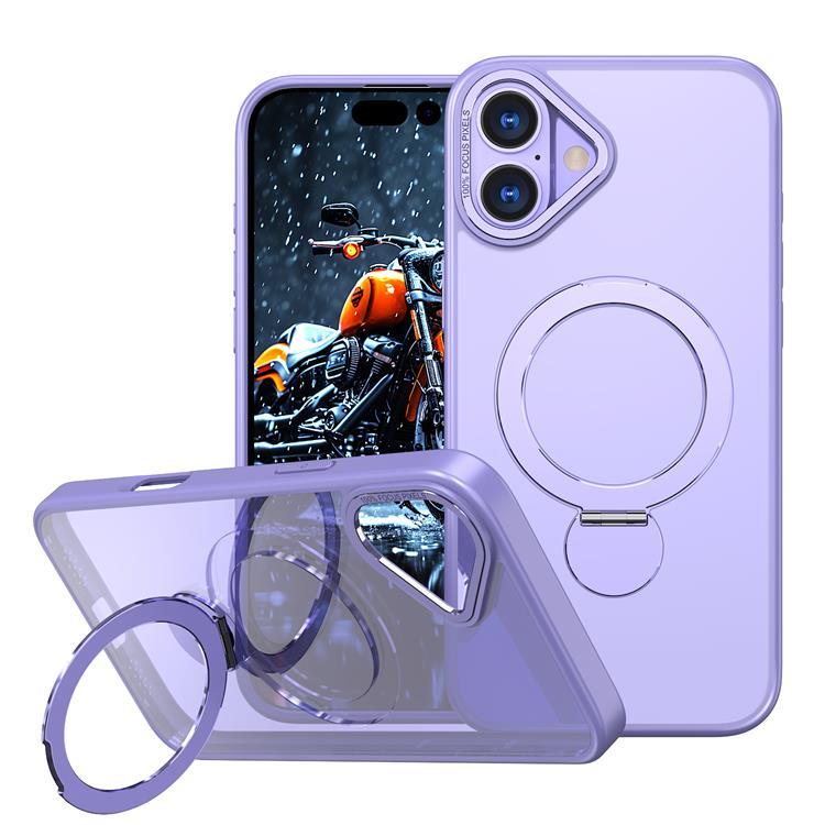 iPhone 16 Mobilskal MagSafe Rotating Kickstand (Lila Lila) | 2353 | AlltMobil