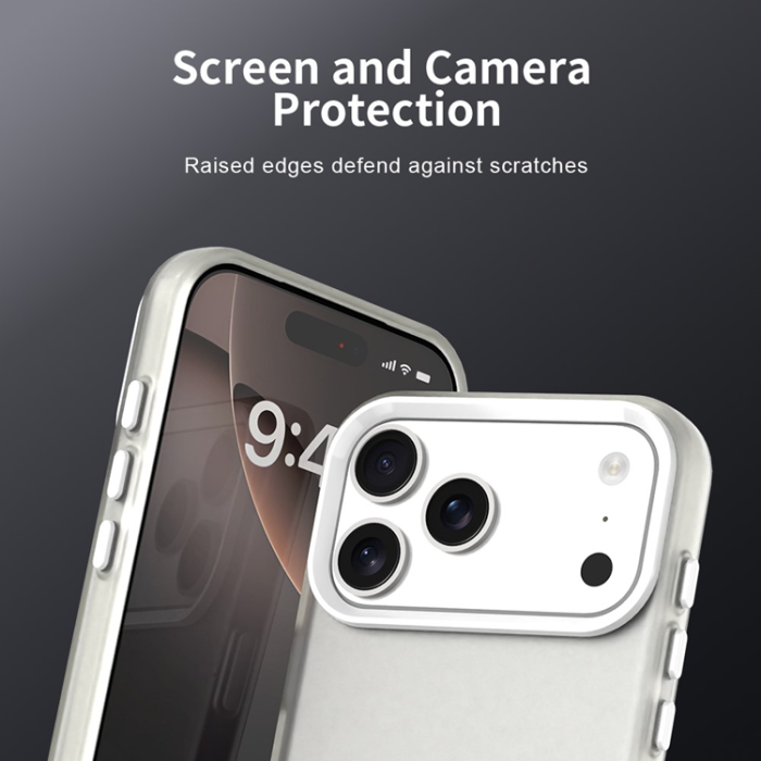 A-One Brand - iPhone 17 Pro Mobilskal Matte Anti-Drop - Vit