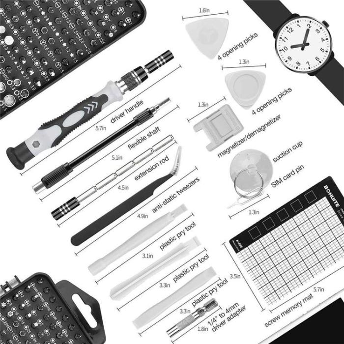 OEM - 122-i-1 Precisionsskruvmejslarset Mobilreparationsverktygssats