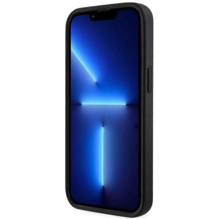 Guess - Guess iPhone 14 Plus Mobilskal MagSafe GCube Stripes - Svart