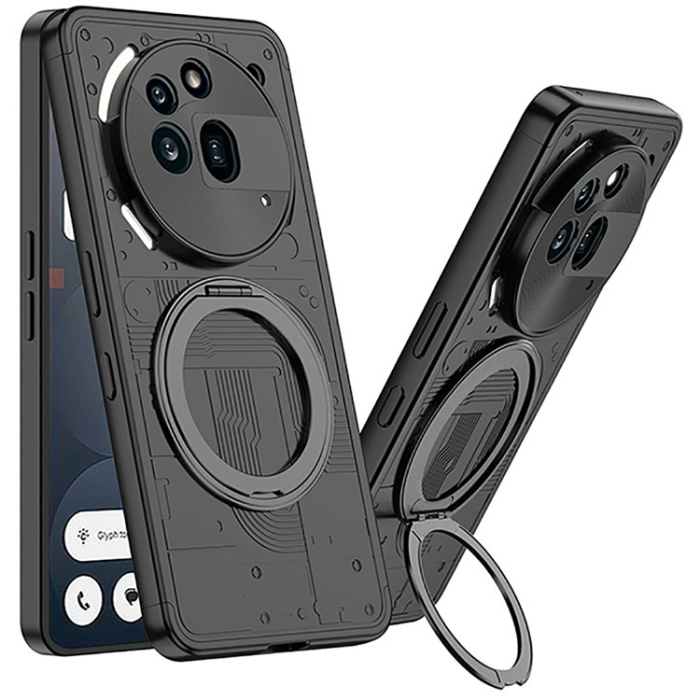 A-One Brand - Nothing Phone (3a) Pro Mobilskal MagSafe Kickstand Shockproof