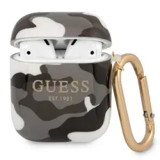 Guess - Guess Camo Collection Skal AirPods - Svart