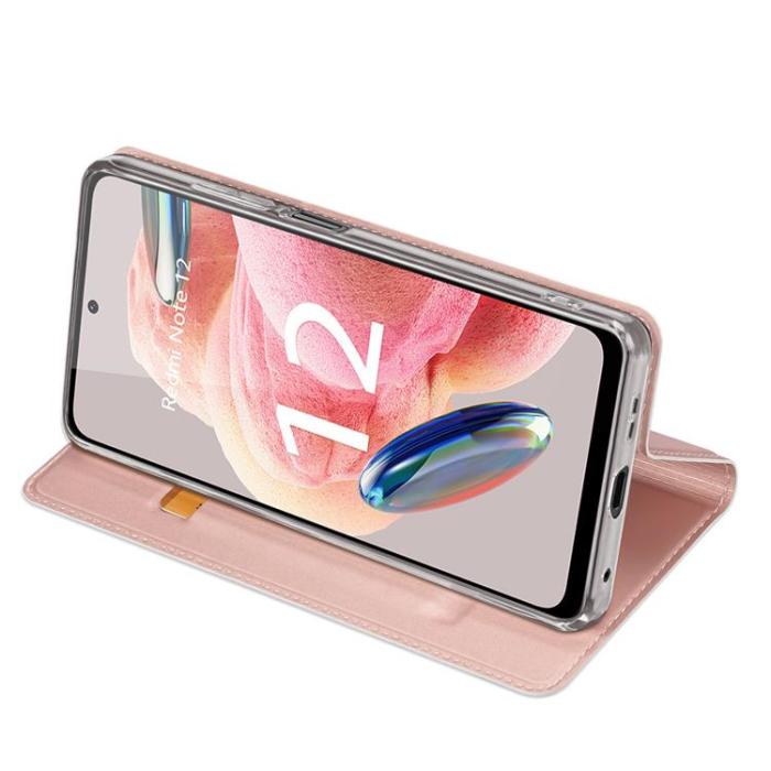 Dux Ducis - Dux Duxis Xiaomi Redmi Note 12 Pro Plånboksfodral Skin Pro - Rosa