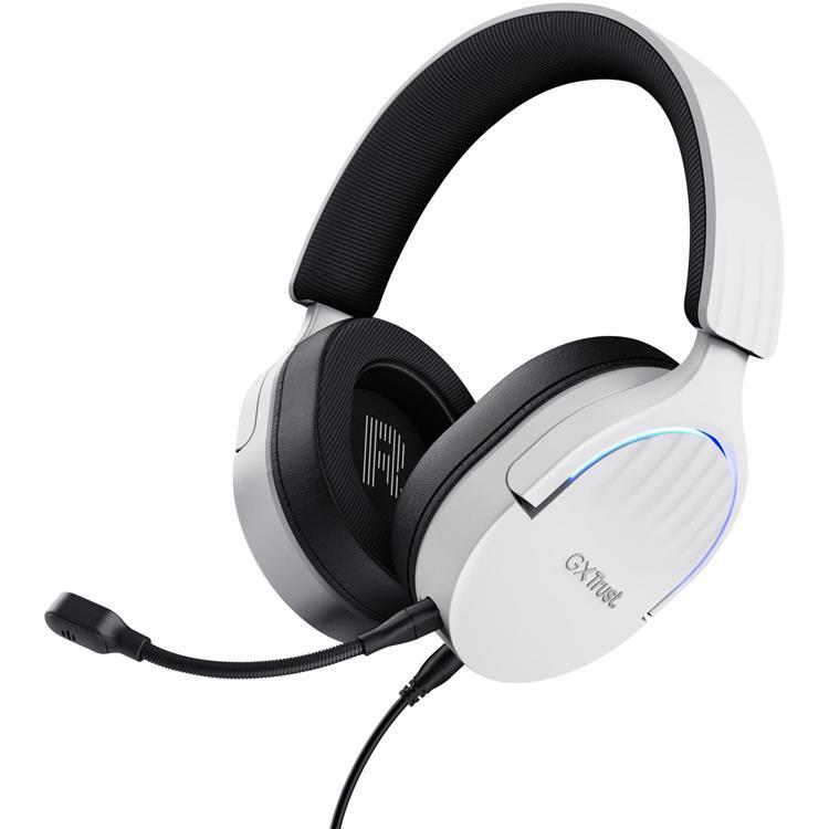Trust Gaming Hörlurar Fayzo - Vit | 505771 | AlltMobil