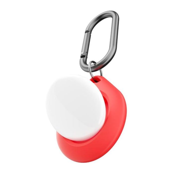KeyBudz - Keybudz 4-Pack Secure Dock För AirTag - Röd