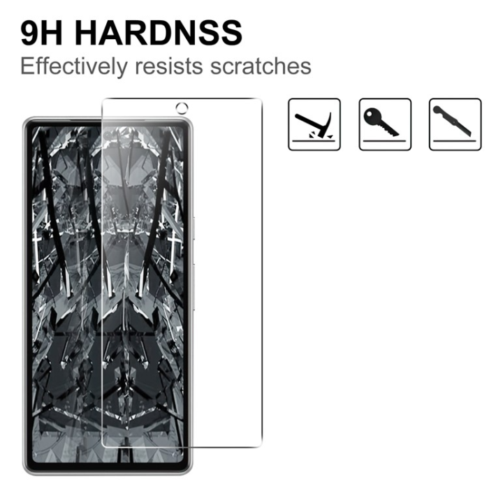 A-One Brand - [2-PACK] Google Pixel 8A Härdat Glas Skärmskydd - Clear