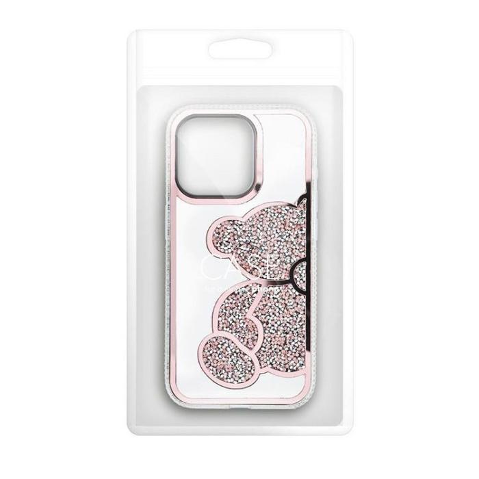 OEM - iPhone 14 Mobilskal Teddy Bear - Rosa