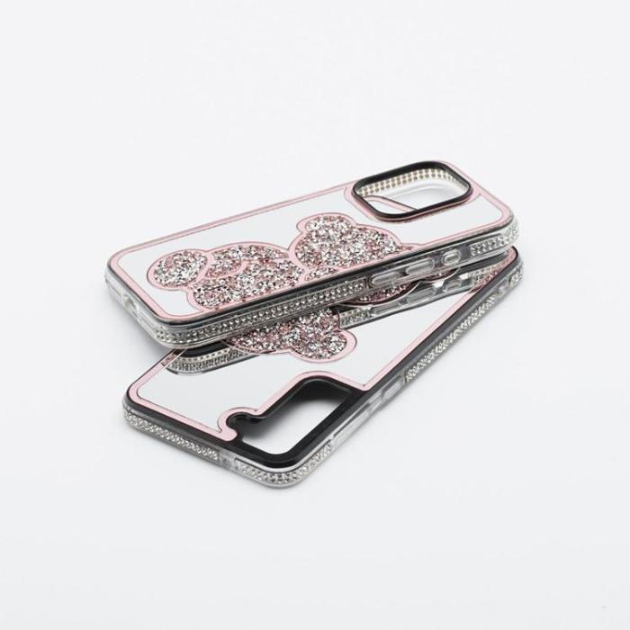 OEM - iPhone 14 Mobilskal Teddy Bear - Rosa