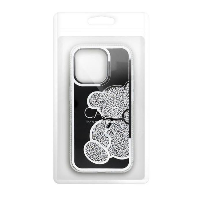 OEM - iPhone 16 Plus Mobilskal Teddy Bear - Silver