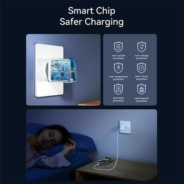Joyroom - JOYROOM Snabbladdare 20W USB-C - USB-C/Lightning Kabel EU PD