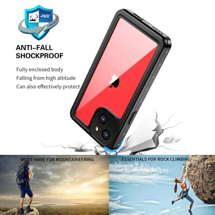 UTGATT1 - Redpepper Vattentätt Magsafe Skal iPhone 13 mini - Grå
