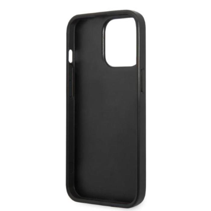KARL LAGERFELD - Karl Lagerfeld iPhone 13 Pro Max Skal Saffiano Plaque - Svart