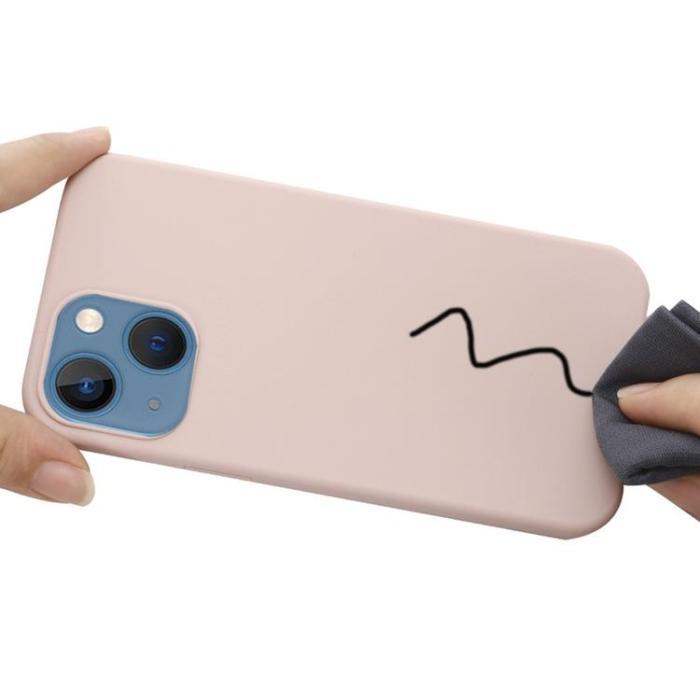 OEM - iPhone 14 Plus Skal Magsafe Silicone Ultra Slim - Rosa