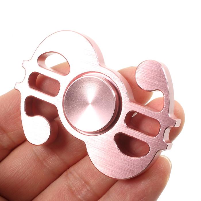 UTGATT5 - Dollar Sign Aluminium Fidget Spinner - Roséguld