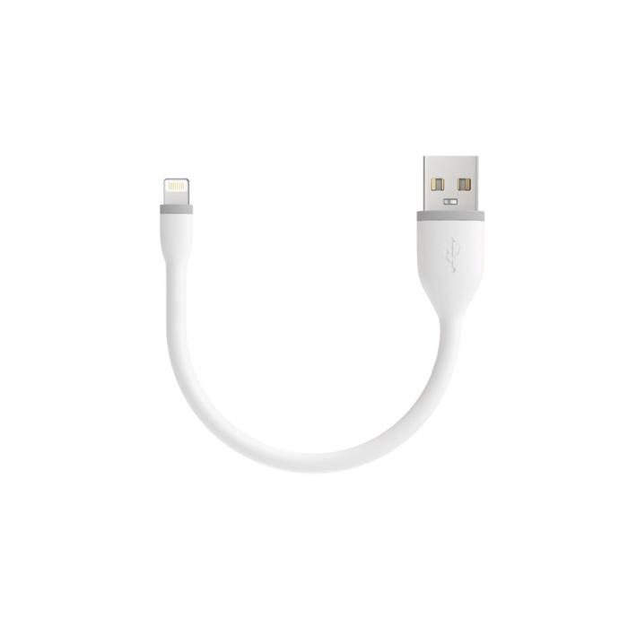 UTGATT5 - Satechi Flexibel Lightning-kabel 15 cm - Vit