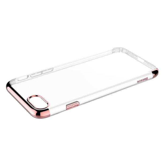 BASEUS - Baseus Glitter Mobilskal till iPhone 7 Plus - Rose Gold