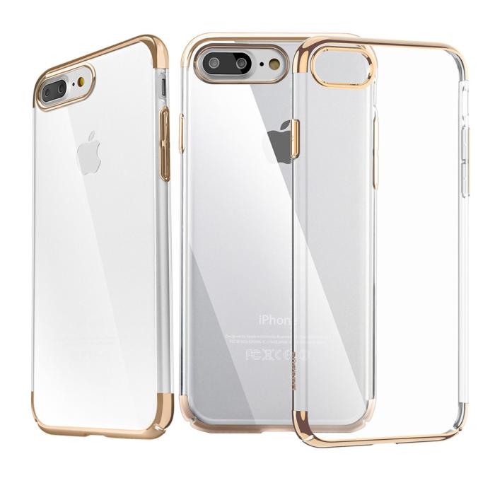 OEM - Baseus Glitter Mobilskal till iPhone 7 Plus - Guld