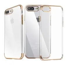OEM - Baseus Glitter Mobilskal till iPhone 7 Plus - Guld