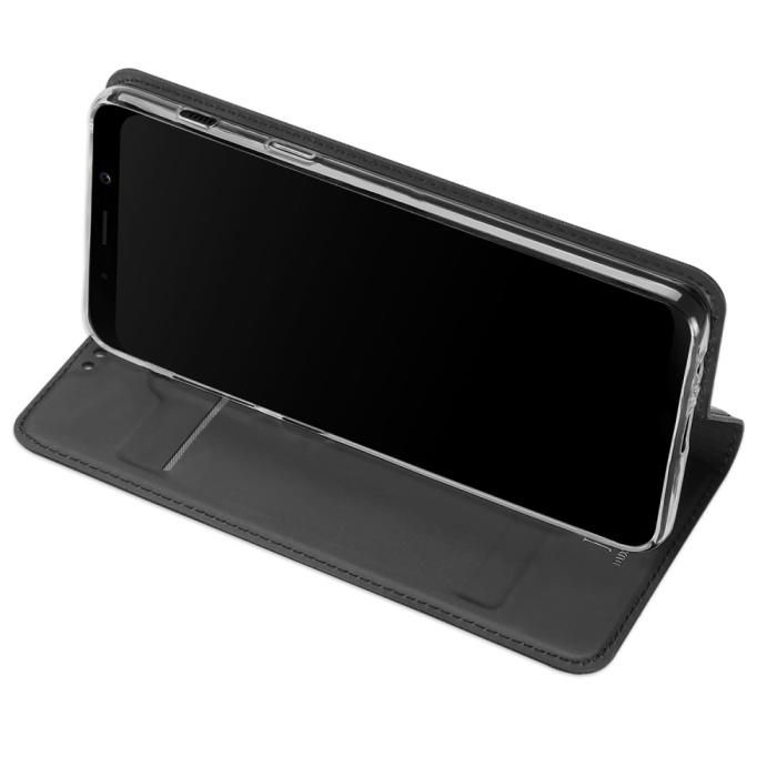 Dux Ducis - DUX DUCIS Plånboksfodral till Samsung Galaxy A8 (2018) - Grå