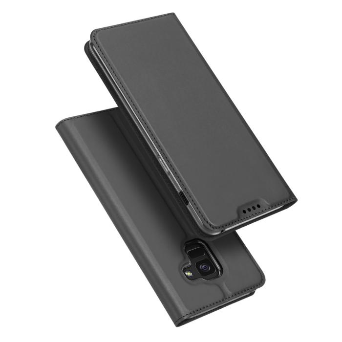 Dux Ducis - DUX DUCIS Plånboksfodral till Samsung Galaxy A8 (2018) - Grå