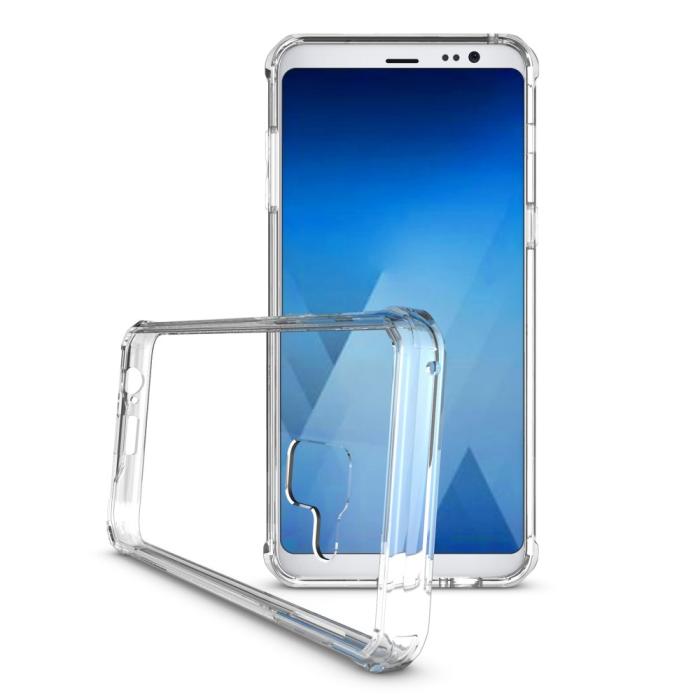 A-One Brand - Armor Combo Skal till Samsung Galaxy A8 (2018) - Clear