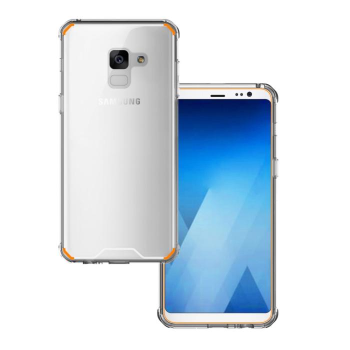 A-One Brand - Armor Combo Skal till Samsung Galaxy A8 (2018) - Clear