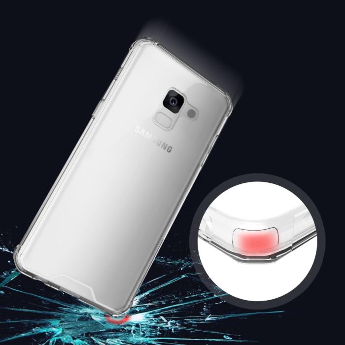 A-One Brand - Armor Combo Skal till Samsung Galaxy A8 (2018) - Clear