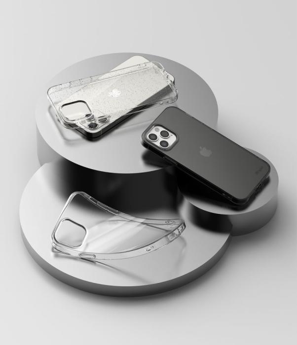 UTGATT5 - RINGKE Air Mobilskal iPhone 12 & 12 Pro - Glitter Clear