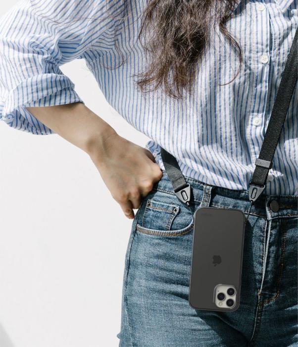 UTGATT5 - RINGKE Air Mobilskal iPhone 12 & 12 Pro - Smoke Black